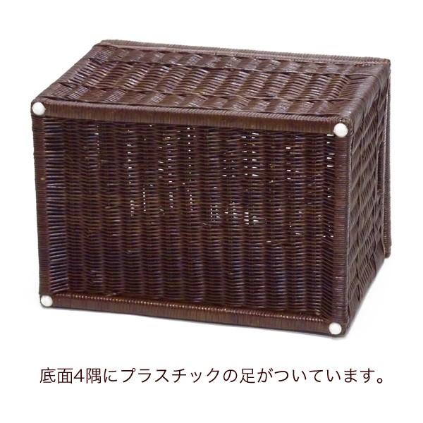 ビッグサイズ 大きい ふた付き 籐かご バスケット おしゃれ 収納カゴ