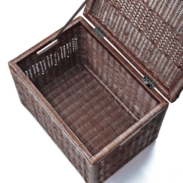 ビッグサイズ 大きい ふた付き 籐かご バスケット おしゃれ 収納カゴ