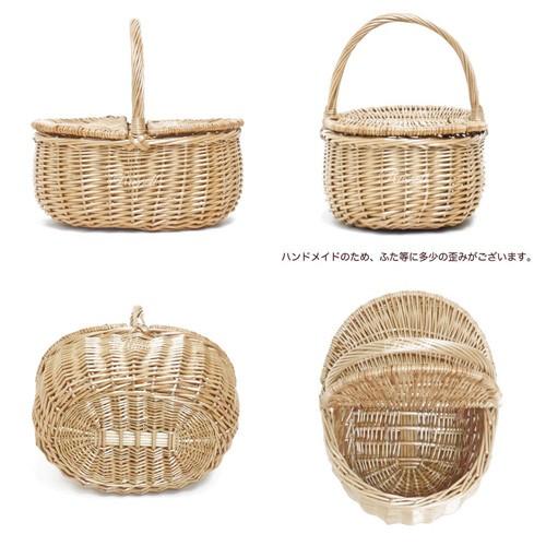 ピクニックバスケット 柳かごバスケット ピクニック お買い物かご 収納