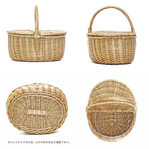 ピクニックバスケット 柳かごバスケット ピクニック お買い物かご 収納