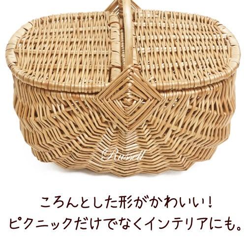 かご バスケット かわいい ピクニックバスケット おしゃれ 柳かご