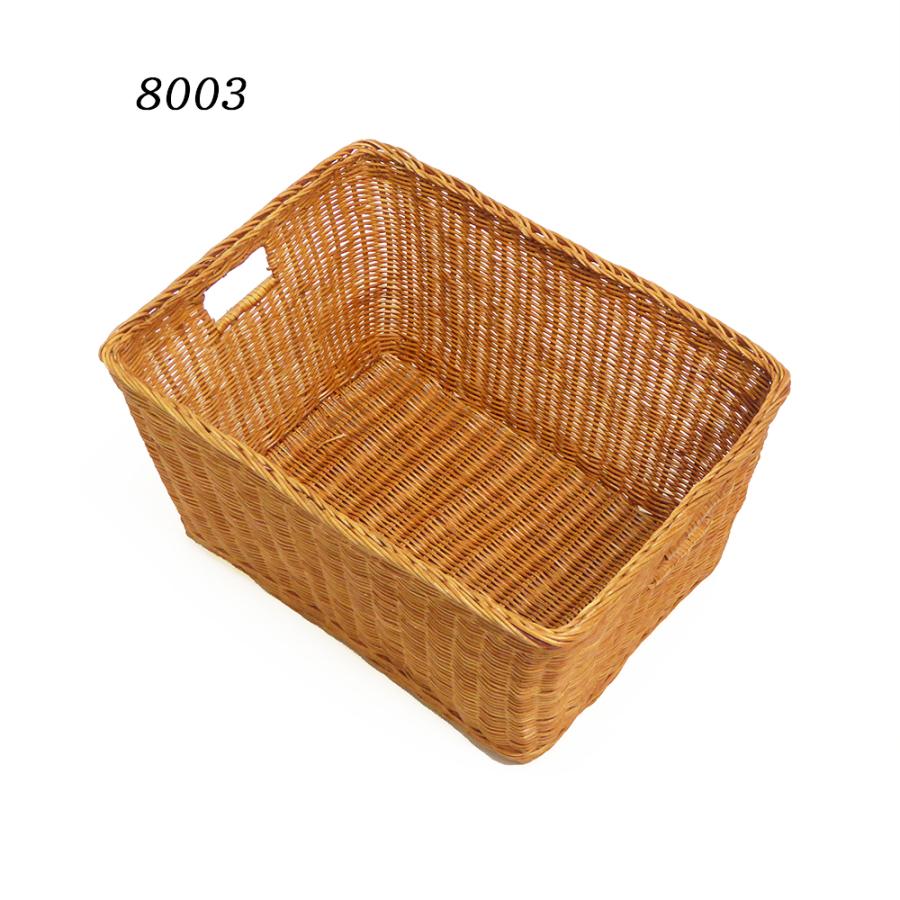 型番8003 籐かごバスケット 収納整理カゴ 棚収納 大きいサイズ 手