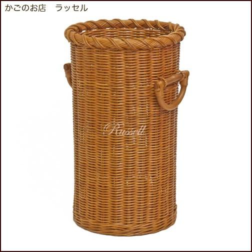 籐かご ダストボックス ロング 大容量 ラタンバスケットポスター入れ