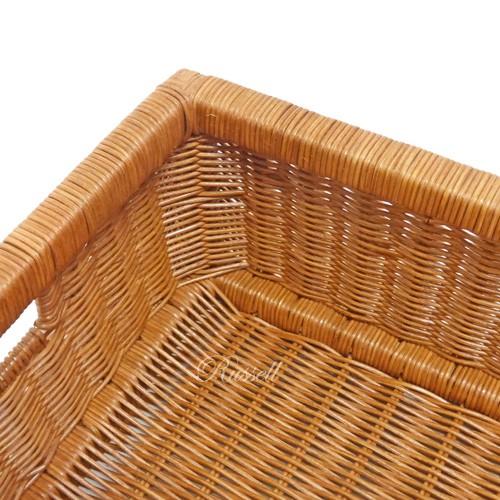 籐かご 収納バスケット 脱衣かご カゴ ラタンバスケット 棚 整理かご