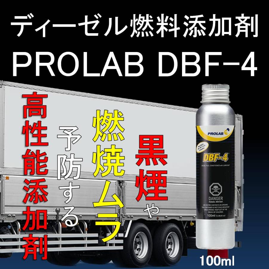 インジェクションクリーナー 黒煙防止剤 添加剤 DBF-4 PROLAB