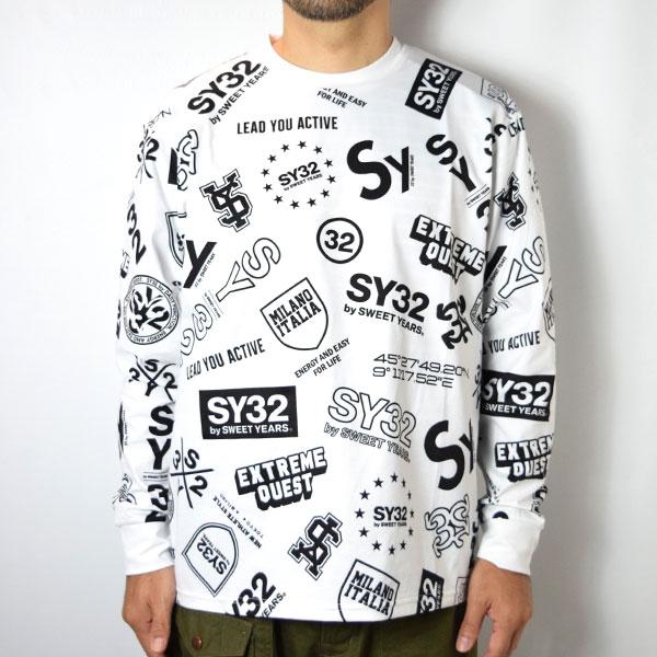SY32 by SWEET YEARS] Tシャツ 長袖 おしゃれ ブランド ロングスリーブ
