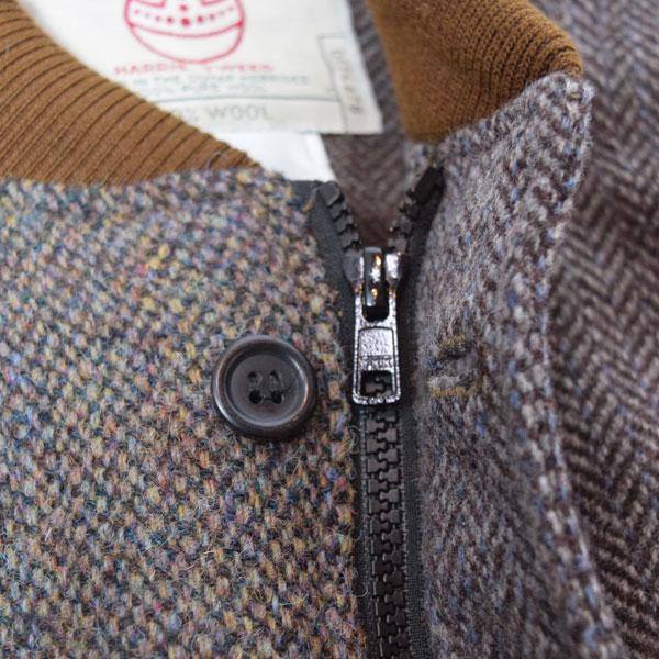 ユーズド Yoused ジャケット Harris Tweed derby jacket ハリス