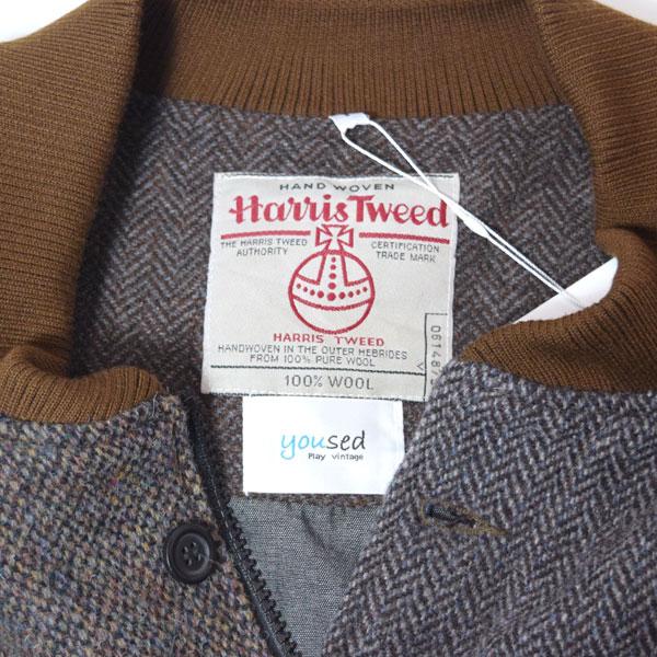 ユーズド Yoused ジャケット Harris Tweed derby jacket ハリス