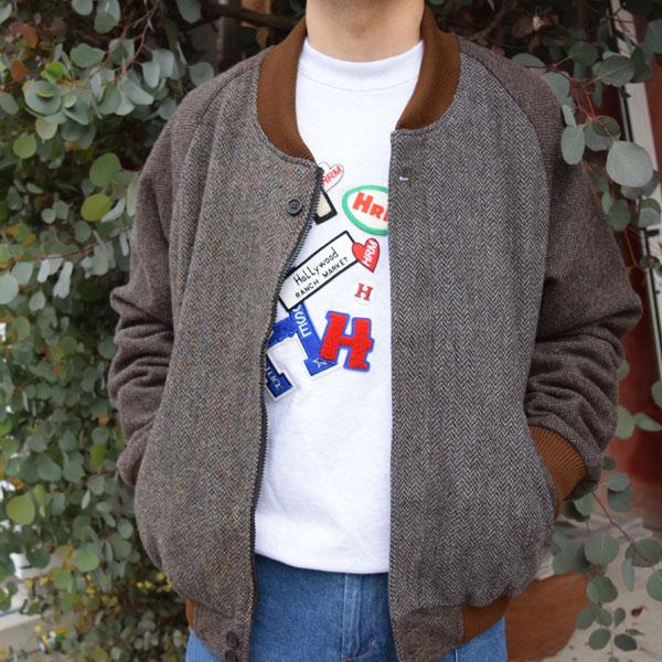 ユーズド Yoused ジャケット Harris Tweed derby jacket ハリス
