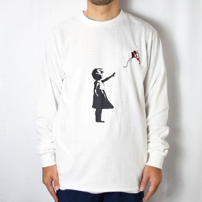 O.K. o.k. オーケー AJ1 feat. Banksy L/S TEE ロンT 15時までの O.K. o.k. オーケー AJ1 feat. Banksy L/S TEE ロンT 15時までの