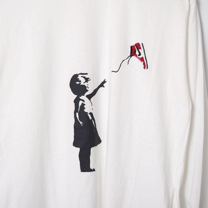 O.K. o.k. オーケー AJ1 feat. Banksy L/S TEE ロンT 15時までの O.K. o.k. オーケー AJ1 feat. Banksy L/S TEE ロンT 15時までの