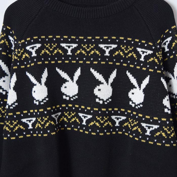 PLAYBOY プレイボーイ 80S PLAYBOY CREW NECK SWEATER プレイボーイクルーネックセーター｜rusty-to-shine｜13