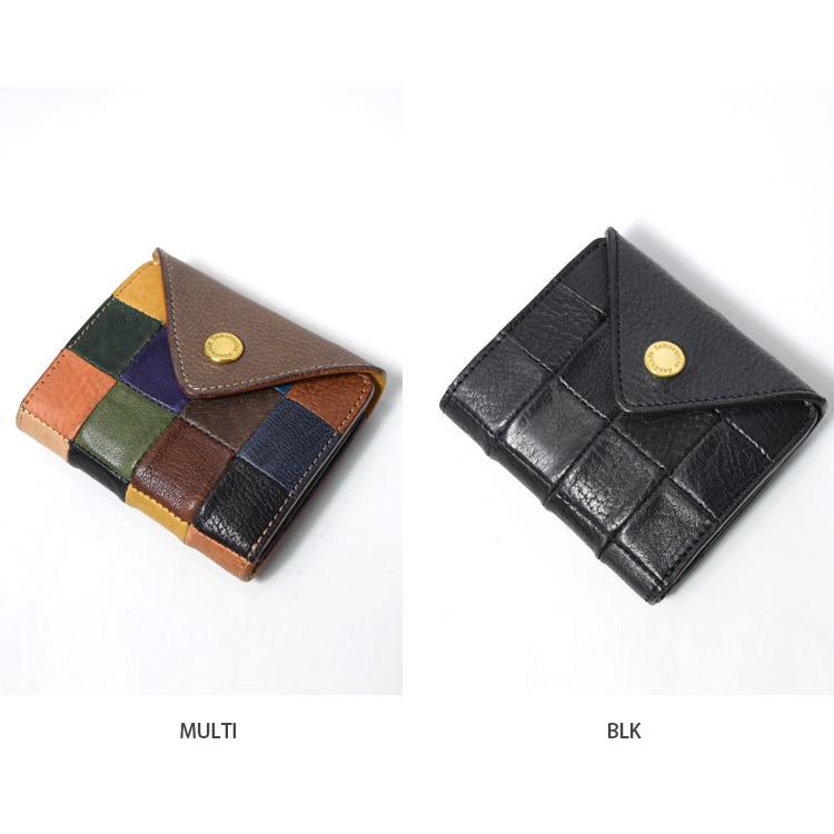 Damasquina ダマスキーナ PATCHWORK TRIANGLE MINI WALLET パッチ 