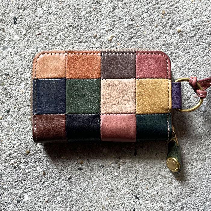 Damasquina ダマスキーナ　財布　ウォレットショルダー Damasquina ダマスキーナ PATCHWORK NECK WALLET パッチワーク