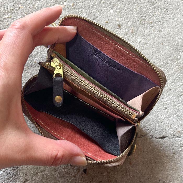 Damasquina ダマスキーナ　財布　ウォレットショルダー Damasquina ダマスキーナ PATCHWORK NECK WALLET パッチワーク