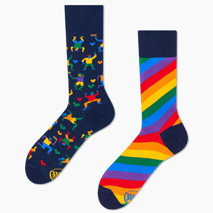 MANY MORNINGS メニーモーニングス REGULAR SOX Over The Rainbow ソックス 靴下 15時までの注文は即日発送!! 税込6,600円以上送料・代引き手数料無料!!｜rusty-to-shine｜02