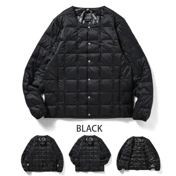 TAION（タイオン） ダウン 2025AW MENS ベーシック クルーネックボタン 