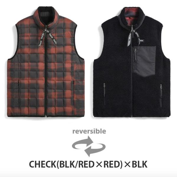 【値下げしました】RUSTY ダウンベスト リバーシブル　レディース 値下げしました】RUSTY ダウンベスト リバーシブル レディース