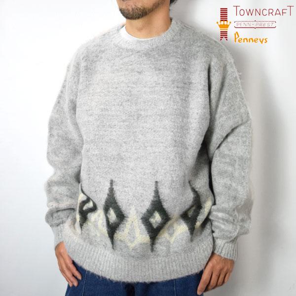 TOWNCRAFT（タウンクラフト） セーター SHAGGY PATTERN CREW SWEATER 