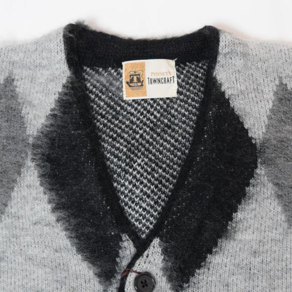 TOWNCRAFT（タウンクラフト） TOWN CRAFT SHAGGY PATTERN CARDIGAN