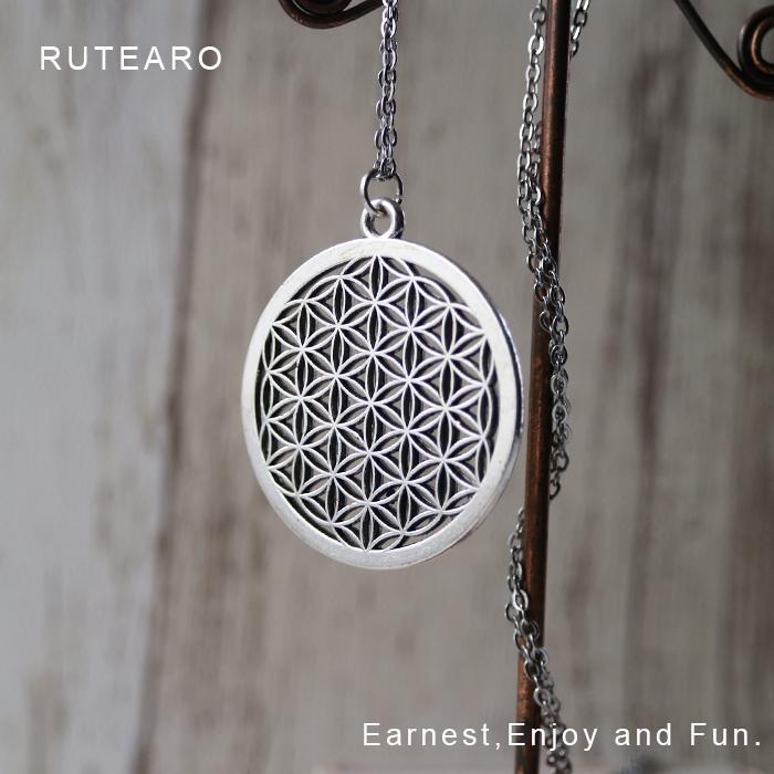 ネックレス レディース アクセサリー フラワーオブライフ 女性 幾何学