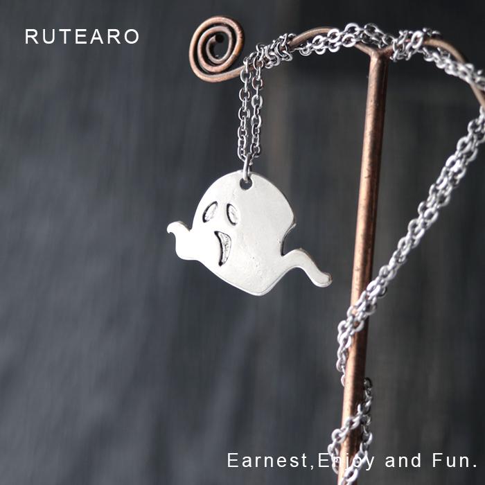 幽霊 ネックレス メンズ おばけ ペンダント レディース お化け