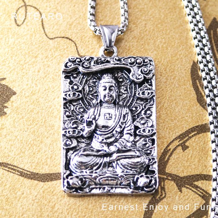 仏像 大仏 ネックレス ペンダント メンズ レディース 和風 グッズ 雑貨