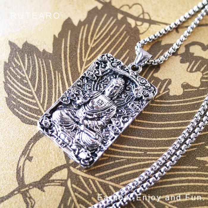 仏像 大仏 ネックレス ペンダント メンズ レディース 和風 グッズ 雑貨