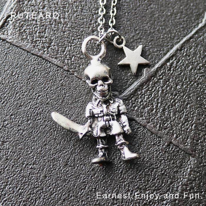 スカルネックレス 死神 メンズ レディース ペンダント ドクロ 骸骨