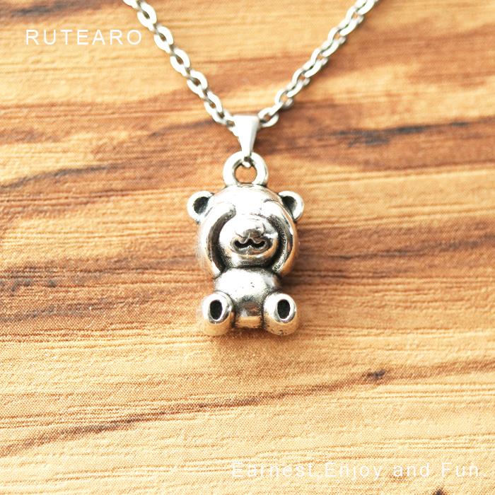 くま ネックレス ペンダント 熊 レディース 動物 シルバー 可愛い カジュアル かくれんぼ Rupd0008y15p7d Rutearo ルテアロ 通販 Yahoo ショッピング