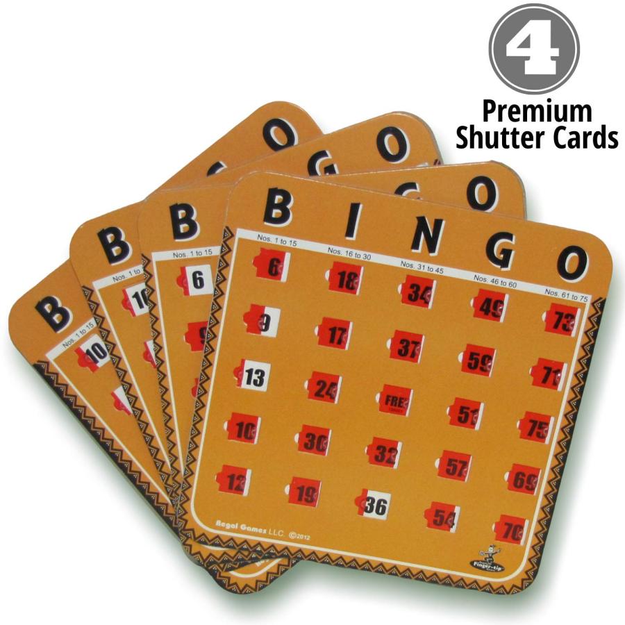オンライン値下 Family Bingo Set with Shutter Slide Cards