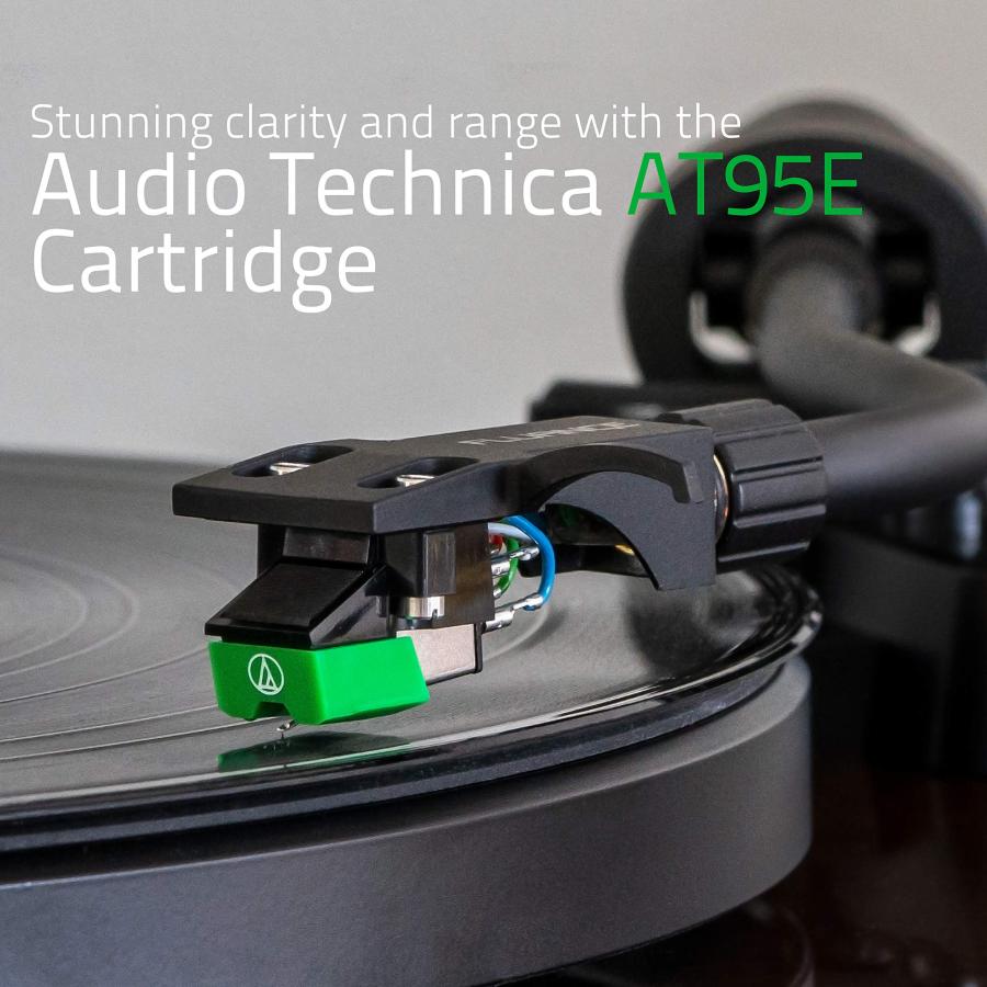 激安買取相場 Fluance RT81 Elite High Fidelity Vinyl Turntable Record Player with Audio Technica AT95E Cartridge， Belt Drive， Built-in Preamp， Adjustable Counterwei