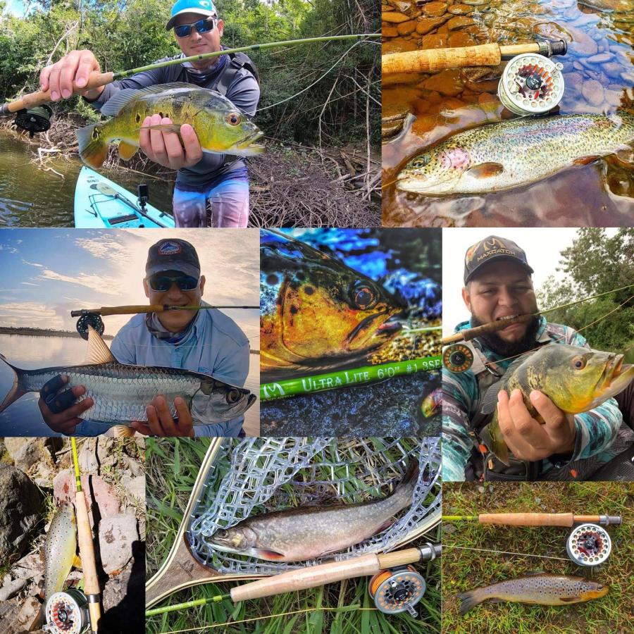 免税店直販 Maxcatchフライロッドultra-liteのStreams Panfish / Trout Fishing 1 / 2 / 3重量