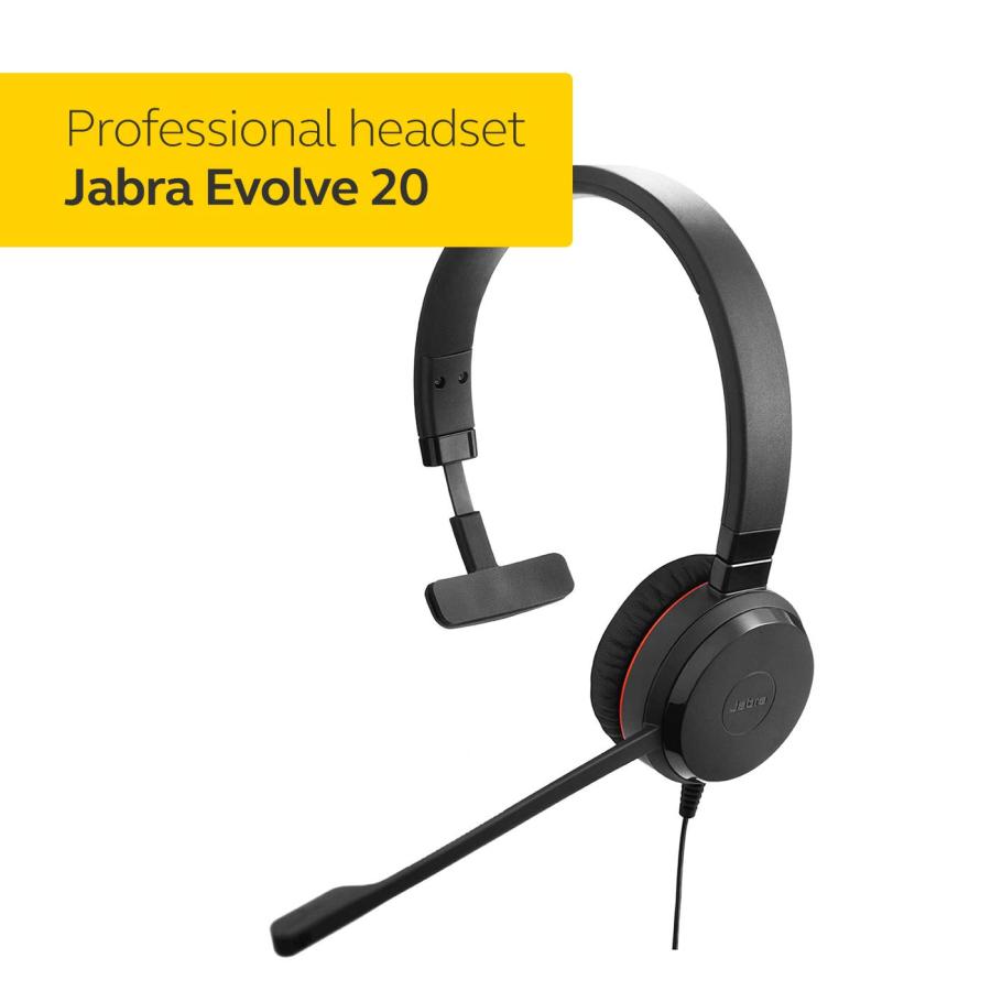 通販公式店 Jabra Wired Headset for Unspecified - Black