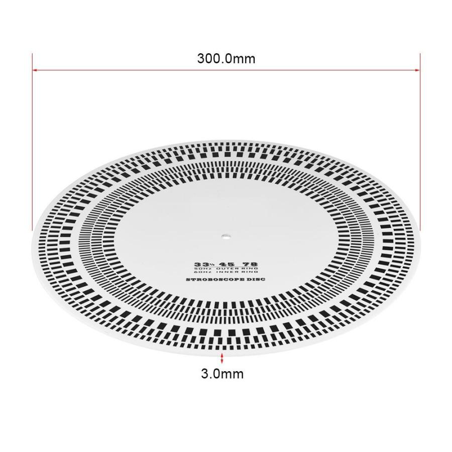 高知インター店 Profesional LP フォノスピードテストディスク LPターンテーブル レコードタコメーターキャリブレーションディスク レコードヘッドキャリブレーションと回転速度