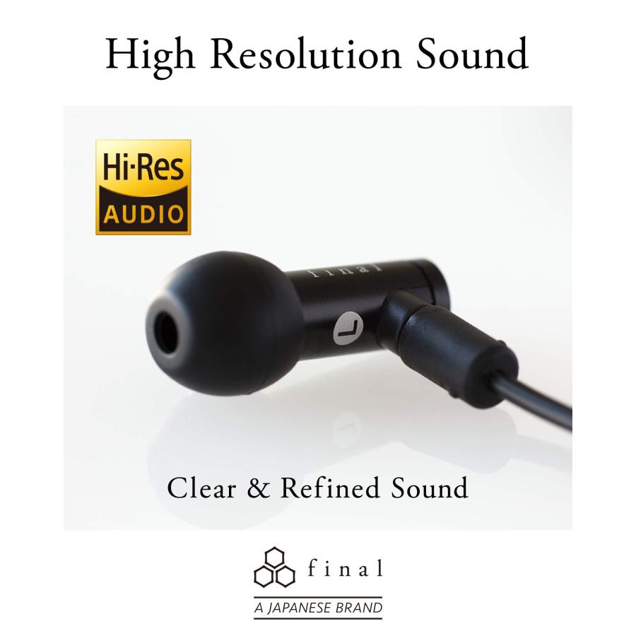 final E4000 カナル型イヤホン MMCX端子 リケーブル対応 ファイナル また