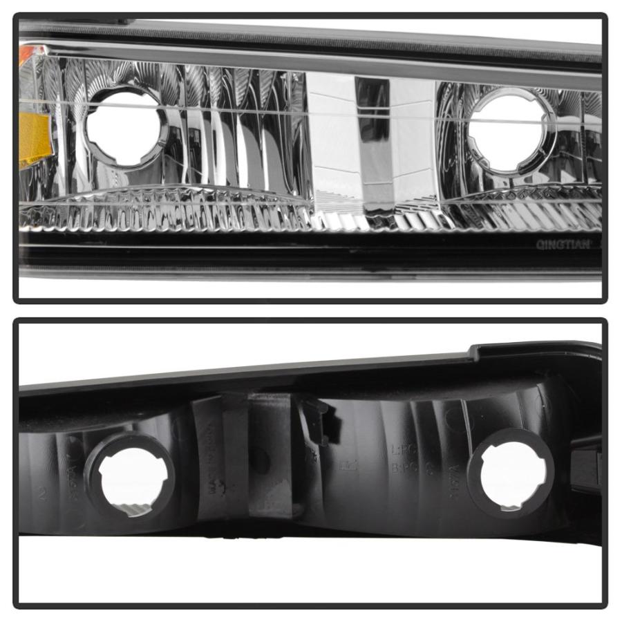 現金特価 ACANII - For 2004-2012 Chevy Colorado GMC Canyon Headlights w/Corner Lights Parking Lamps 4PC Set Driver + Passenger