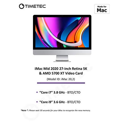 新作を海外 Timetec 16GB Apple DDR4 2666MHz 2020年中期 iMac (20，1 / 20，2) / 2019年中期 iMac (19，1) 27インチ Retina 5Kディスプレイ 2018年後期 Mac Mini (8，1) PC4-21