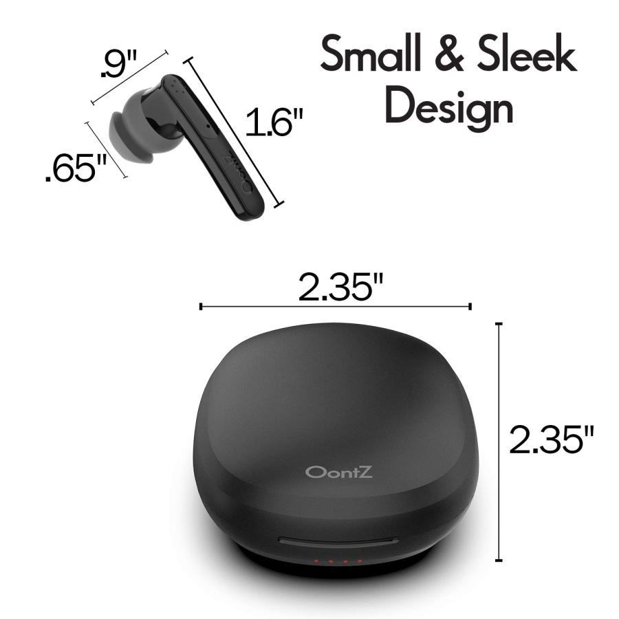 半価特販 OontZ True Wireless BudZ ULTRA - Active Noise Cancelling True Wireless Earbuds， 5.0 Bluetooth Earbuds， Superior Sound， Customizable Fit， Compact Charg