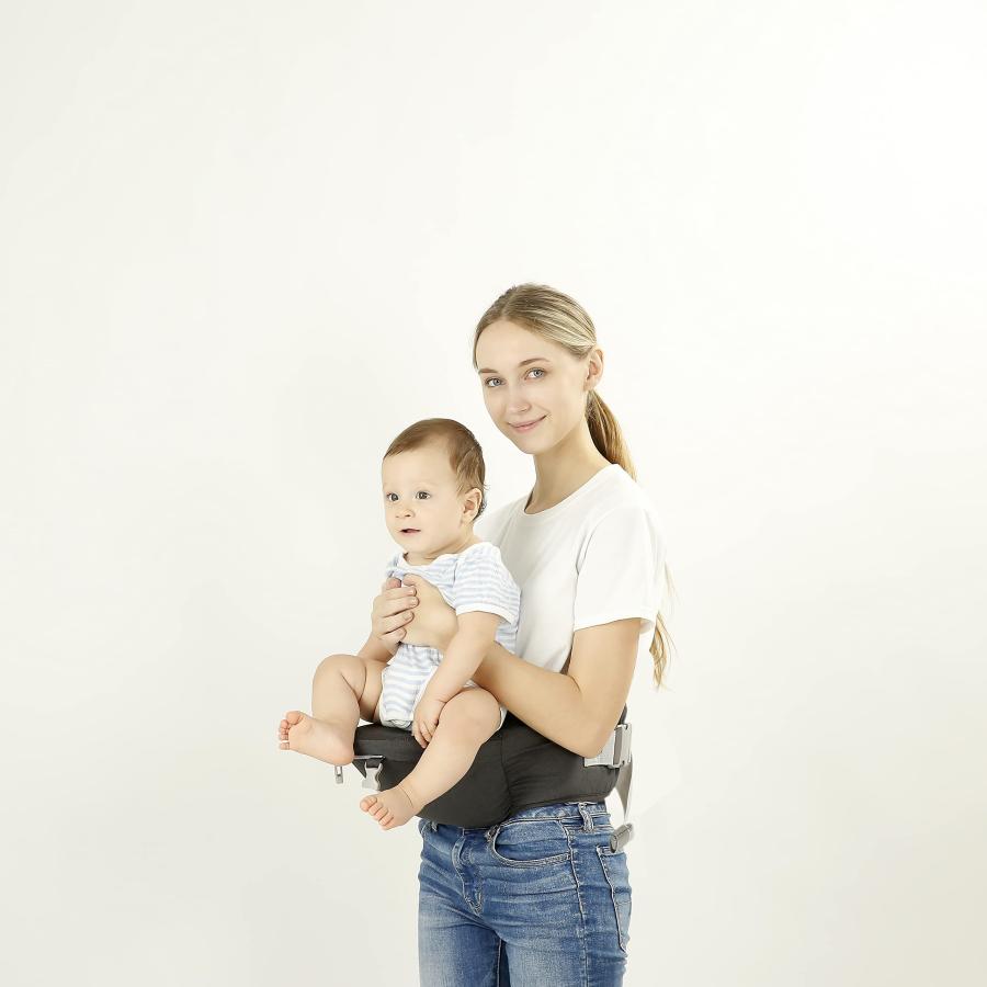 通販販売 Baby Hip Seat Carrier ，Soft Carrier with Waist Stool， Comfortable Adjustable Positions，Breastfeeding，All Seasons，Perfect for Hiking Shopping(Dark Blu