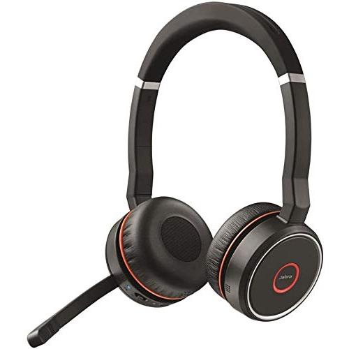 Jabra Evolve 75 ステレオ ワイヤレス Bluetooth ヘッドセット