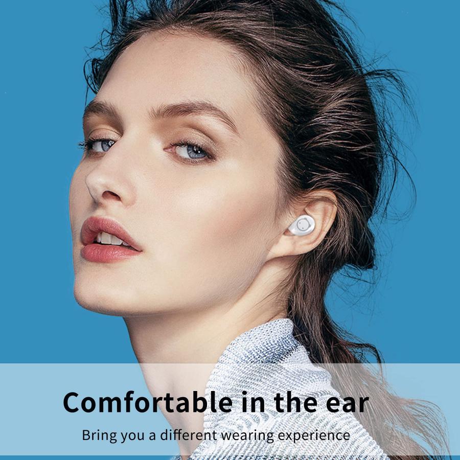 買い格安 Halfic Wireless Earbuds for Kids and Adult， Bluetooth 5.0 Earbuds with Mic， Cute in-Ear Headphone- 36H Playtime IPX5 Waterproof Touch Control