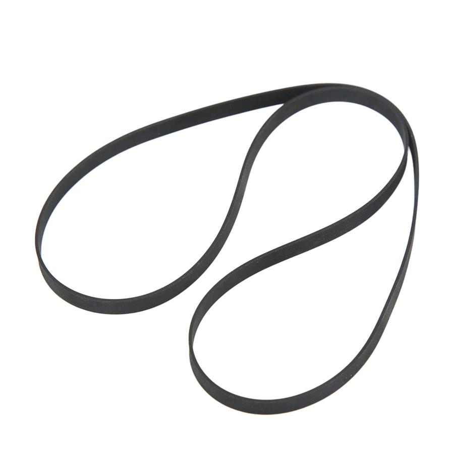 国内企業販売 HERCHR Turntable Belt， 49cm Record Player Turntable Belt Replacement Rubber Recorder Drive Belt (Black)