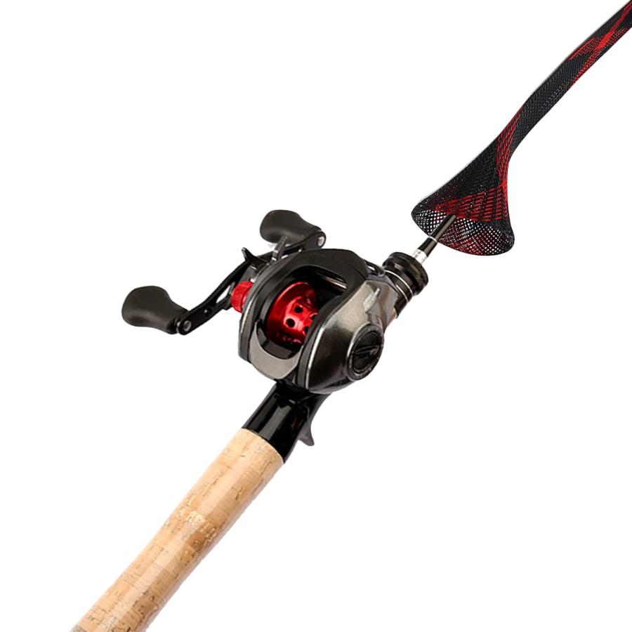 全国で中古品 ZHENDUO OUTDOOR 12Pcs Fishing Rod Sleeve Rod Socks 67inches Rod Covers Braided Mesh Rod Protector Fishing Tools Accessories for Bait Casting Sea Fishi