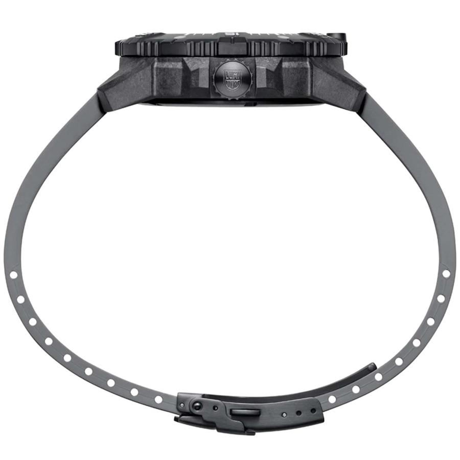 ★レア物 新品未開封 Luminox XS.3862 メンズ マスターカーボンシール グレーラバーストラップウォッチ， ブラック， 自動巻き腕時計。 【GM2474772006】(89265円)