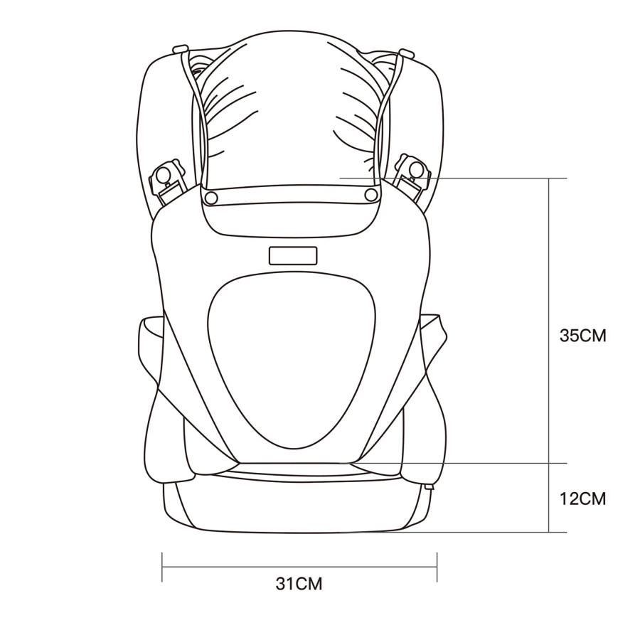 直売値下 Bebamour Baby Carrier All Positions Baby Carrier Adjustable Baby Wrap Carrier with 3 Pieces Teething Pads ＆ Headhood (Black)