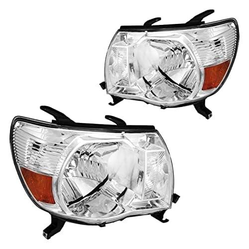 ワンピなど最旬ア！ KAX LED Headlights Assembly Fit for Tacoma 2005-2011 Clear Headlight Lens