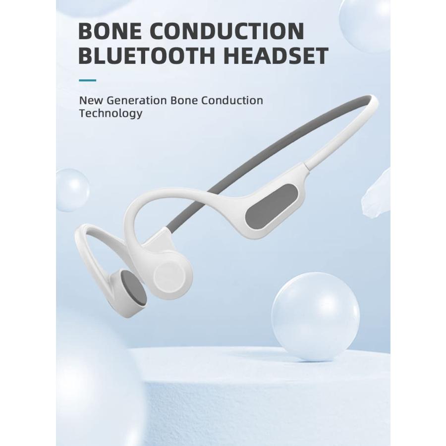 スーパーDEAL OCTANDRA Sense Bone Conduction Headphones Open Ear Bluetooth 5.3 Sports Gaming Earbuds IP56 Waterproof Headset with Mic 28g Wireless Earphones for Gym