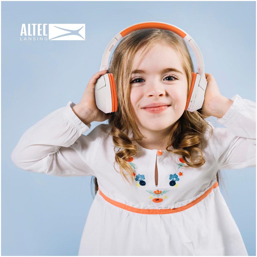 売れ筋格安 Altec Lansing Kid Safe Noise Cancelling Wireless Headphones 15H Battery， 85dB Volume Limit， Foldable Design Powerful Sound， Active Noise Cancellation