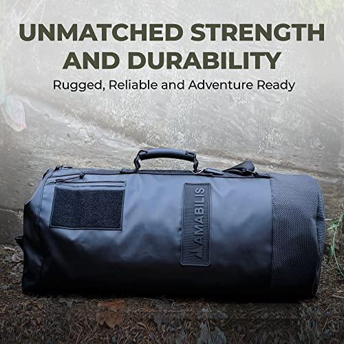 Ruuka　storeAMABILIS　Dave　hauling　Gear,　Pockets　Multiple　Water-Resistant　Adjustable　Duffel　Duffel　Bag　Use　Camping　bu　with　Bag,　an　for　Strap,　travels,　Travel　and